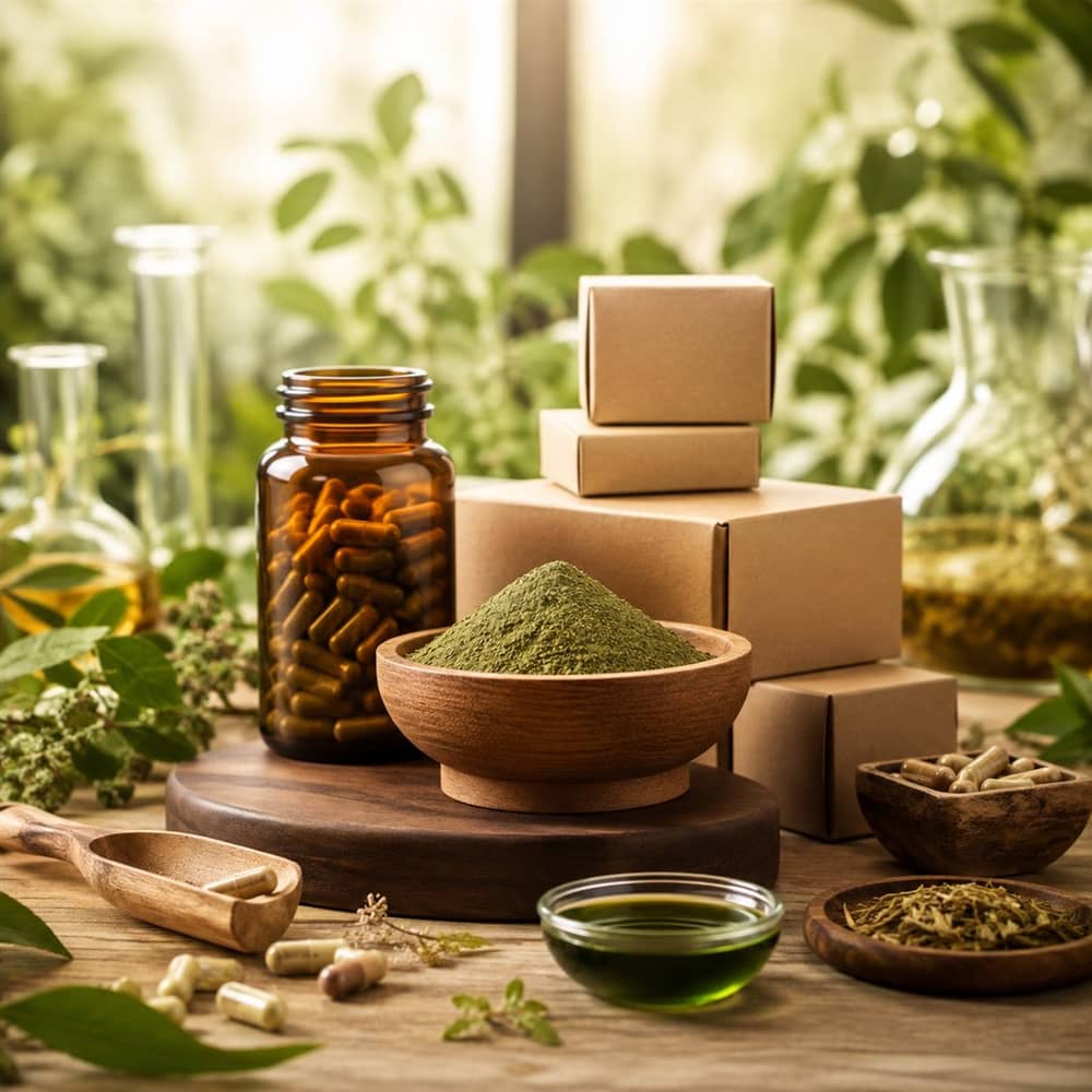 Standardised botanical extracts formatted for supplements, capsules and finished formulations