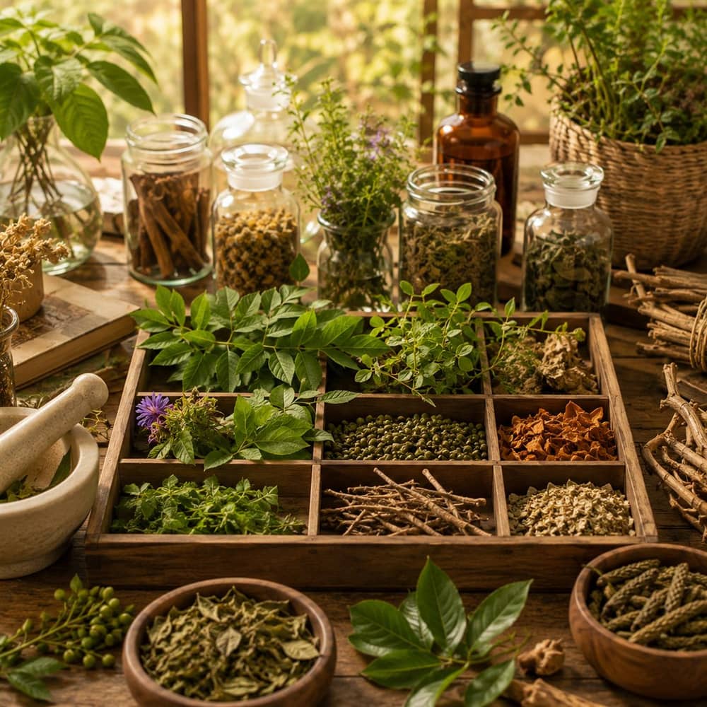 A sample of the botanical species we source and standardise