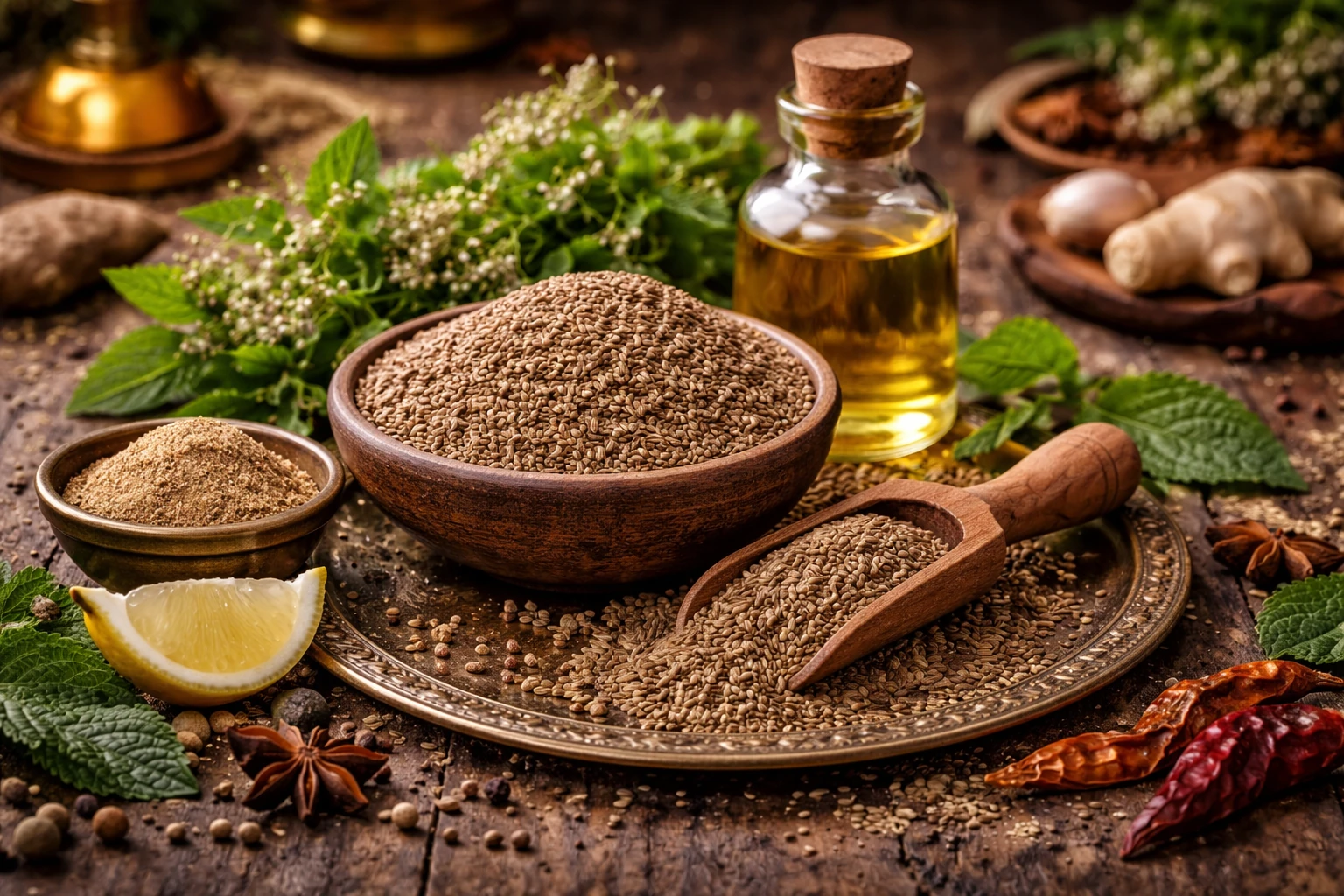 Carom Seed / Ajwain — Trachyspermum ammi