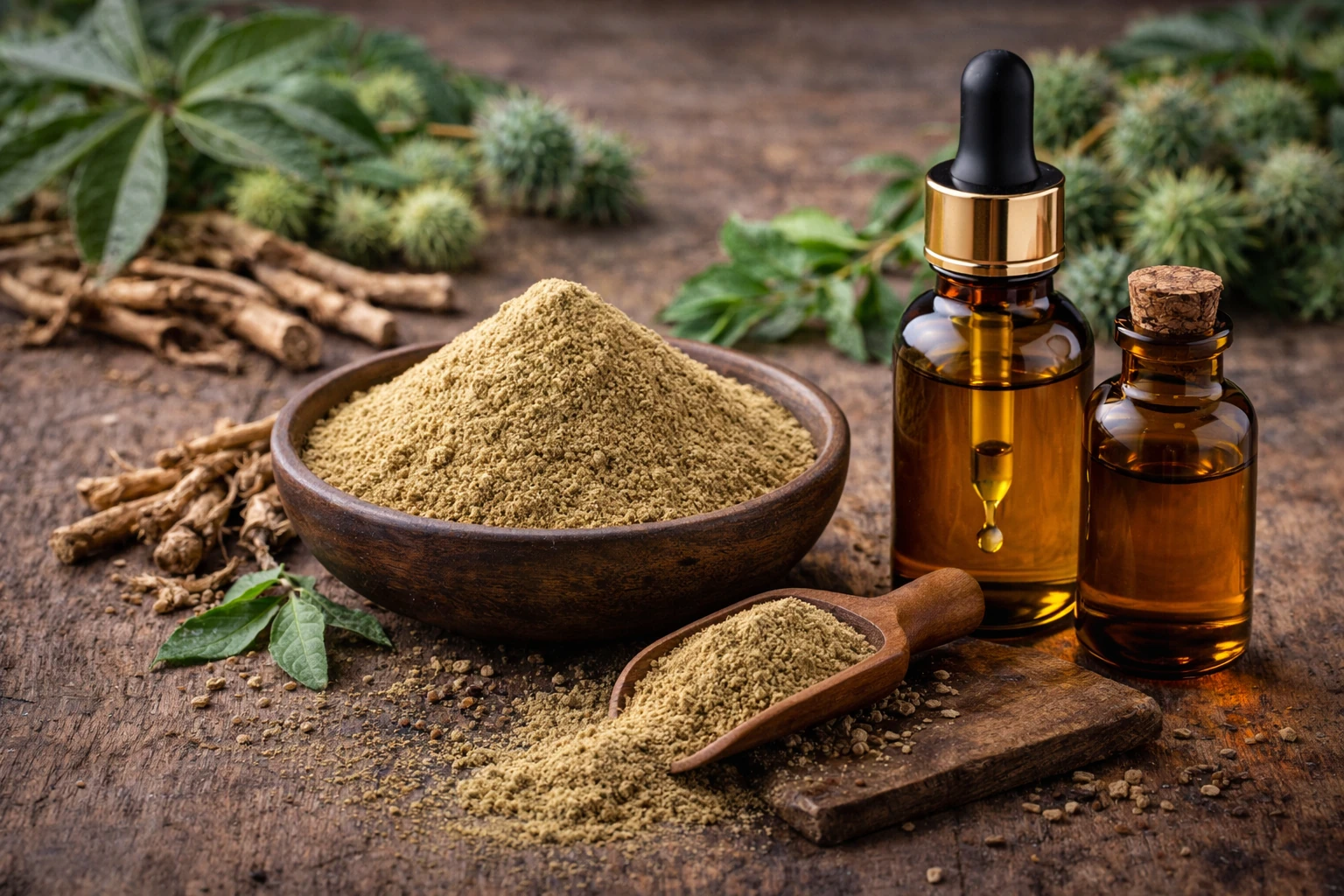 Castor Root — Ricinus communis