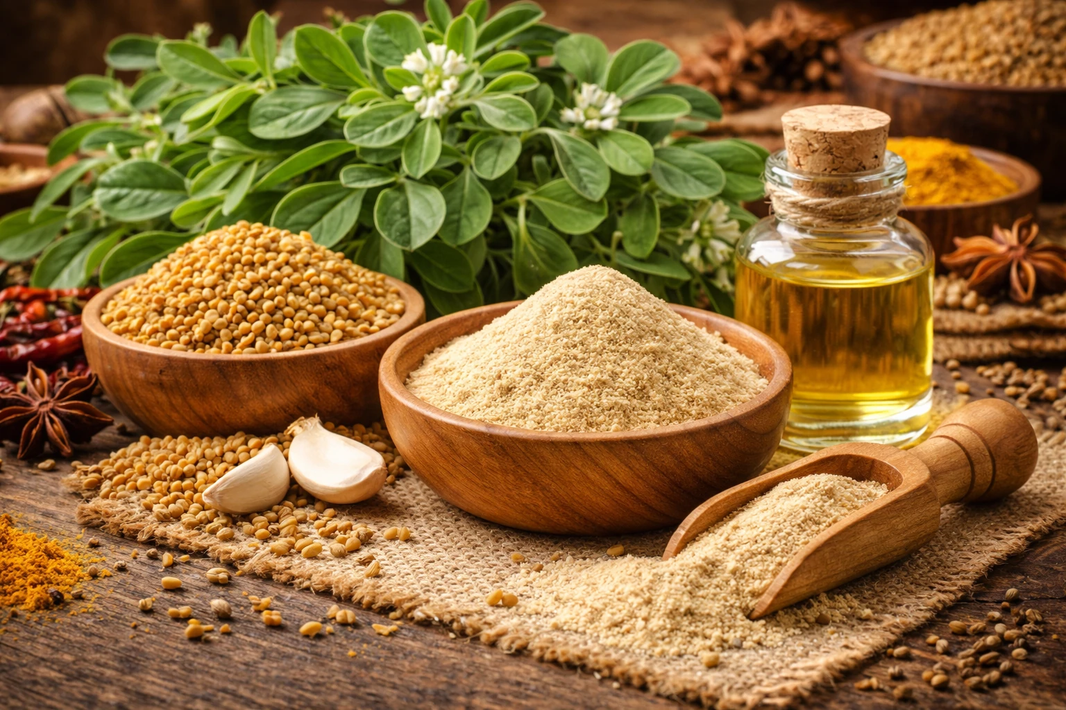 Fenugreek / Methi — Trigonella foenum-graecum