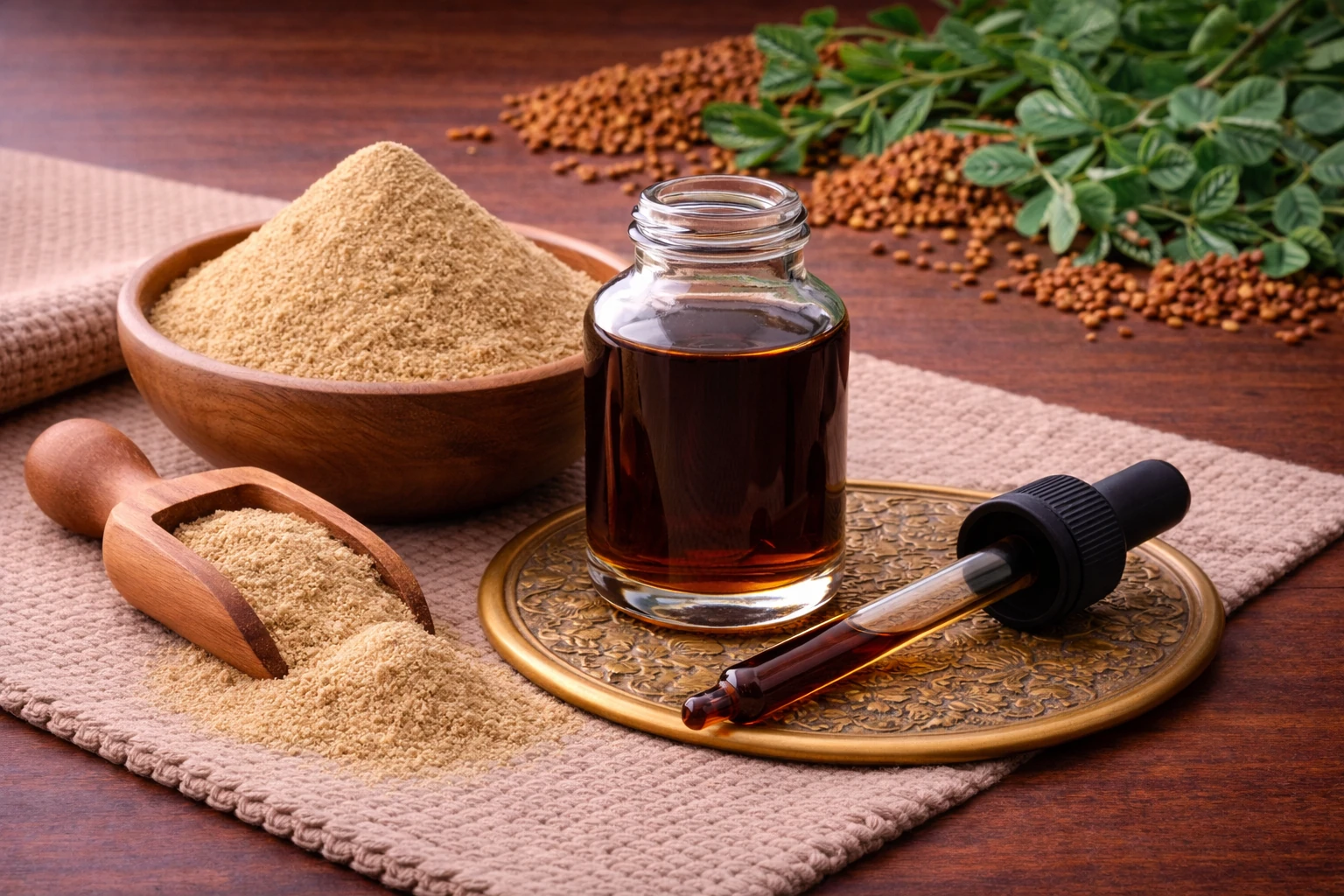 Red Methi / Kasuri Methi — Trigonella corniculata