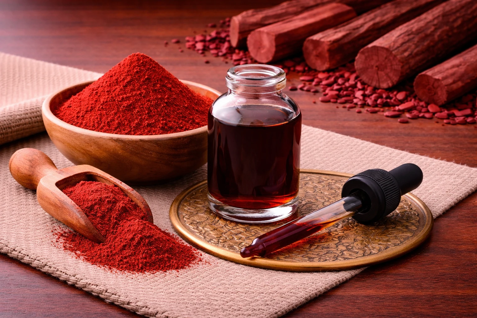 Red Sandalwood / Lal Chandan — Pterocarpus santalinus
